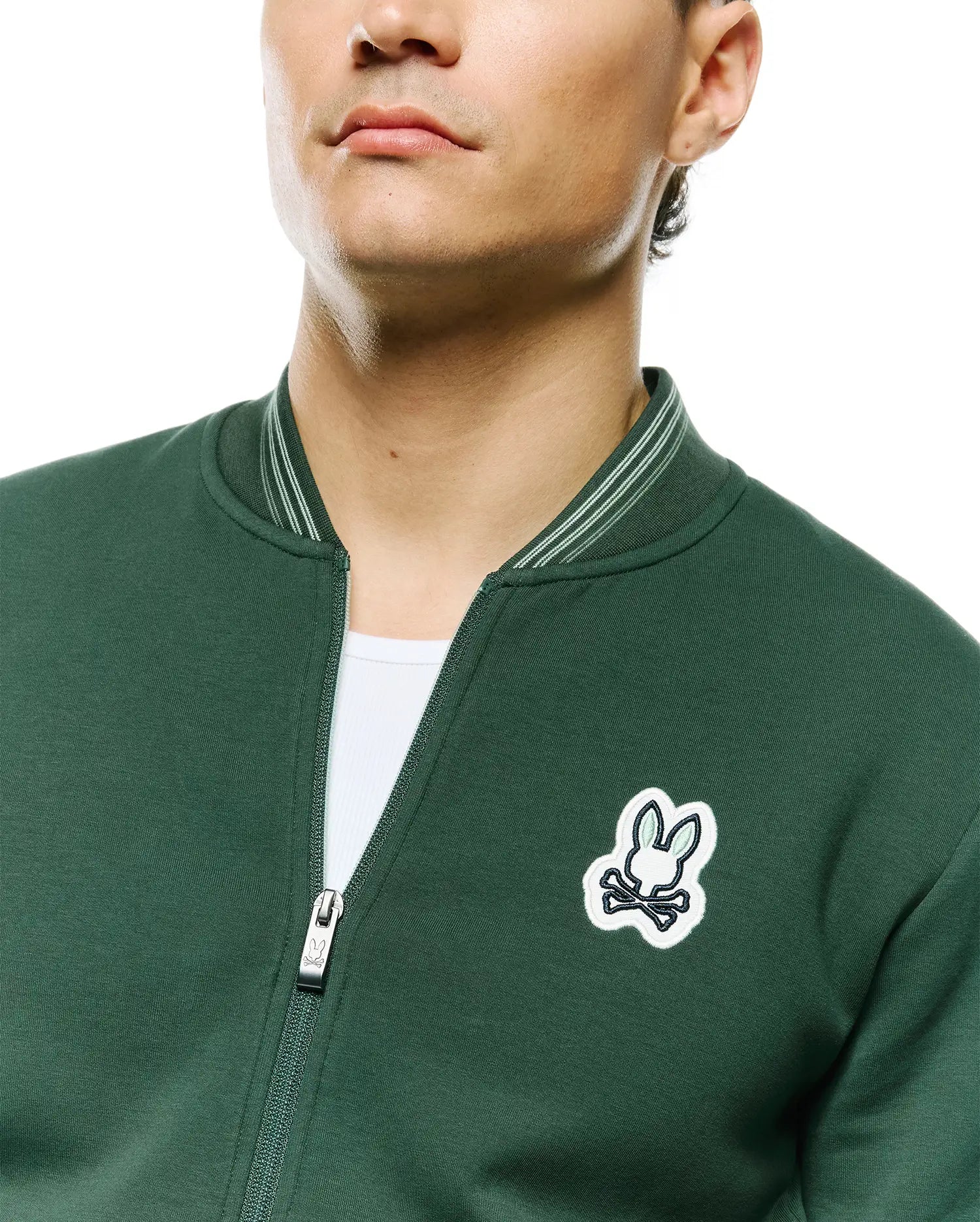 Psycho Bunny Jackets Jaydon Track Jacket giacca da tuta verde Pineneedle