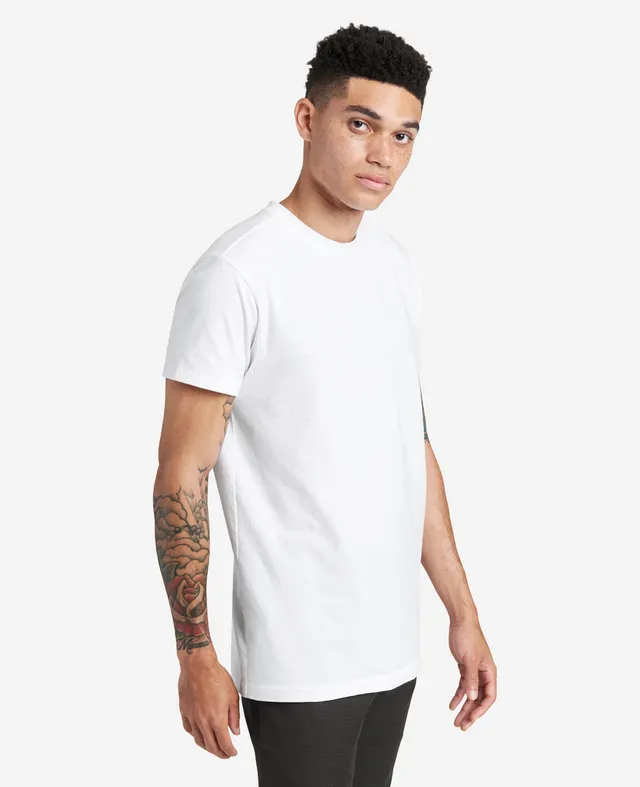 Kenneth Cole Reaction The Performance Crew Neck T-shirt bianca in cotone elasticizzato