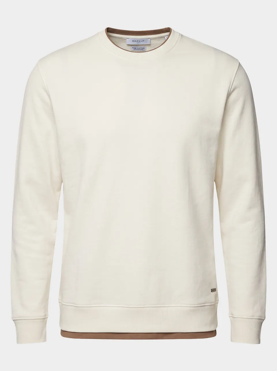 Markup Uomo Felpe & T-shirt Felpa Girocollo con Inserti Contrasto uomo