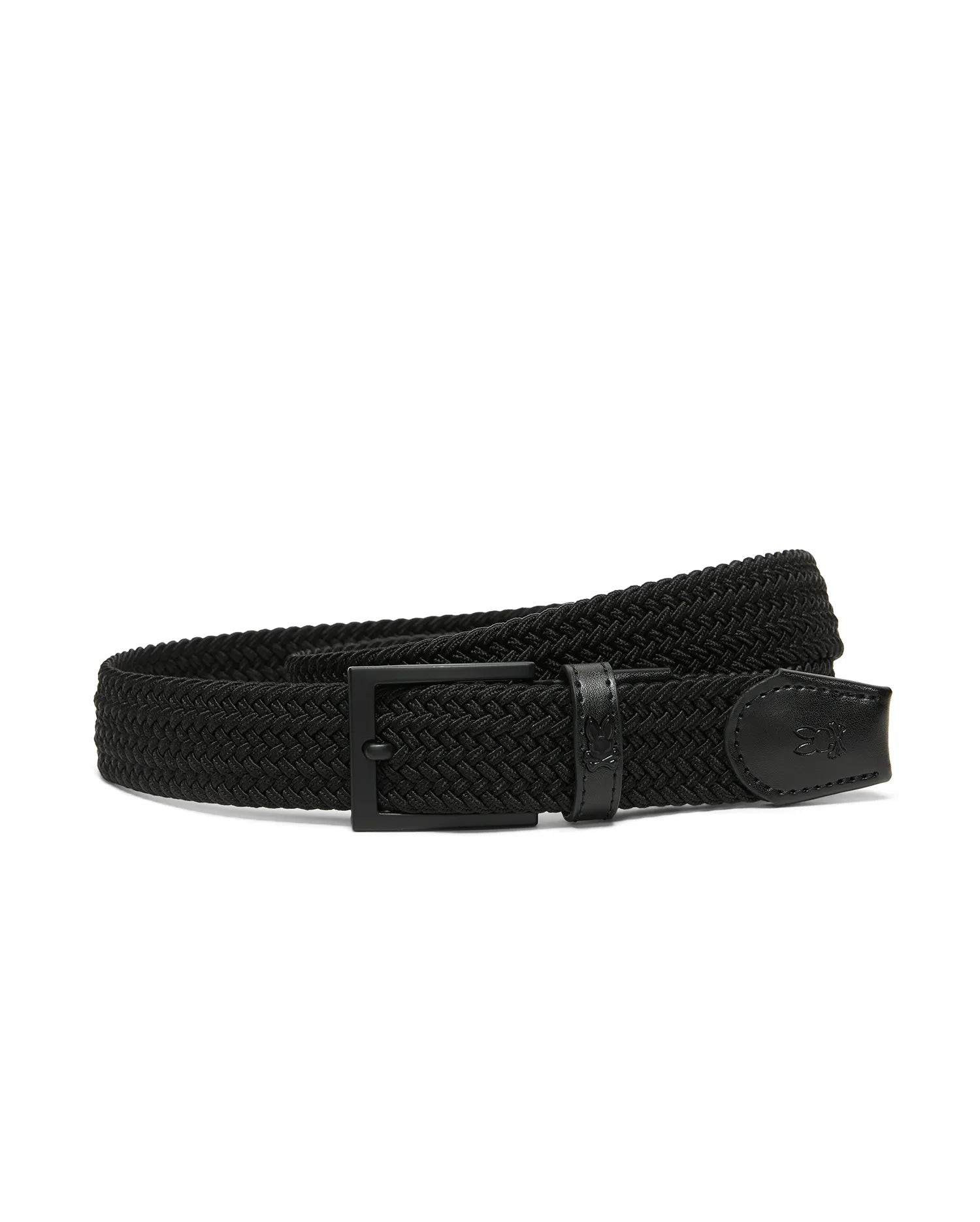 Psycho Bunny Accessories Men's Stretch cintura intrecciata nera