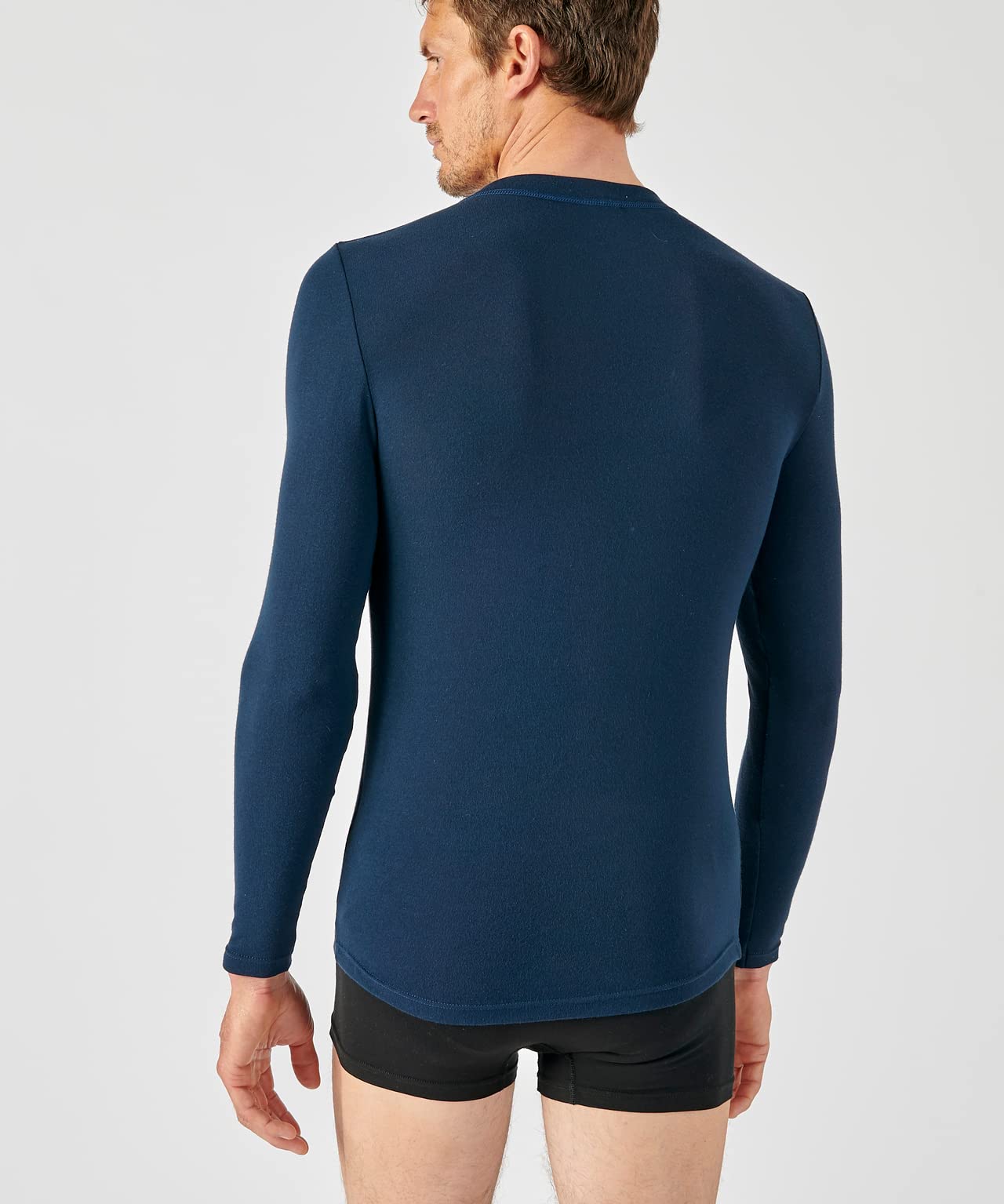 Damart Thermolactyl Sensitive maglietta maniche lunghe blu marine scuro S