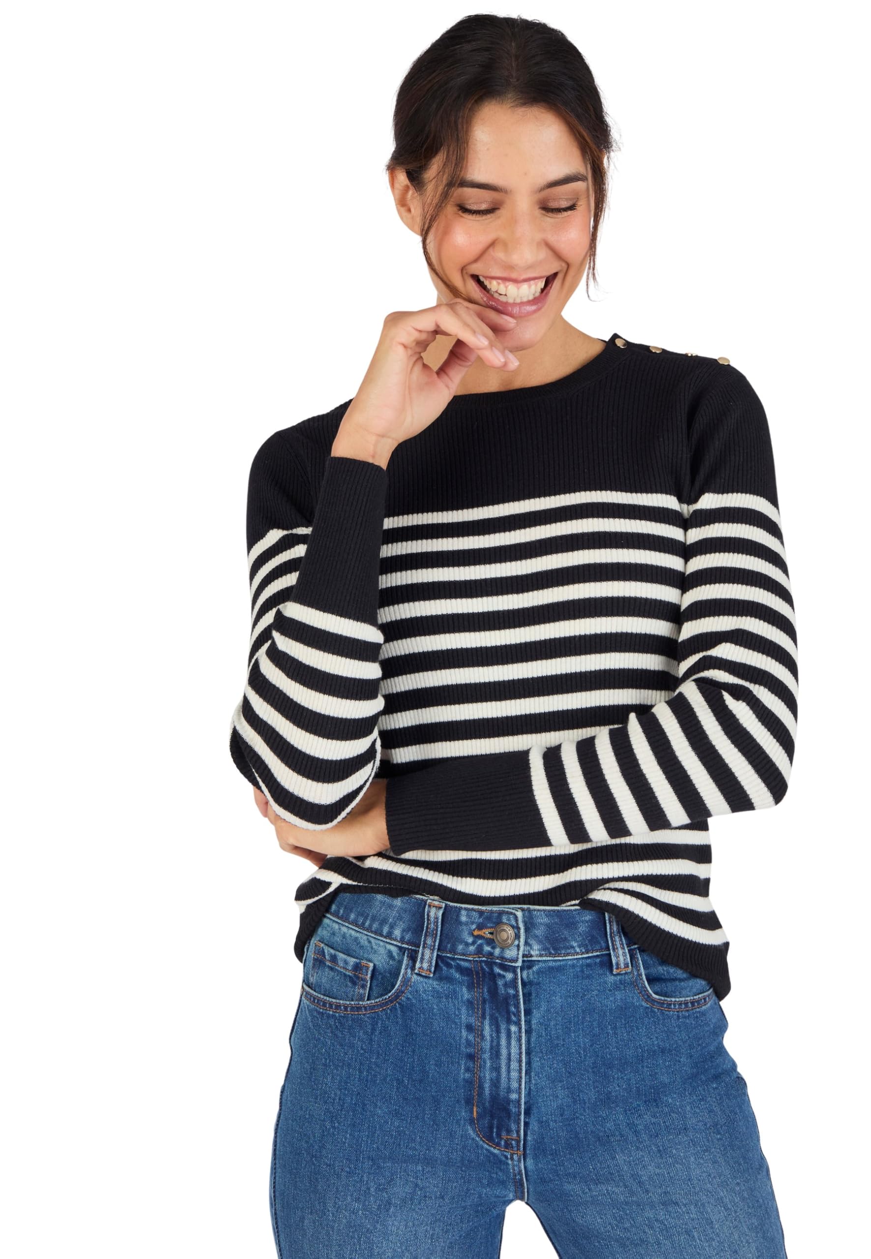 Damart Thermolactyl Maglione da donna viola in maglia termica
