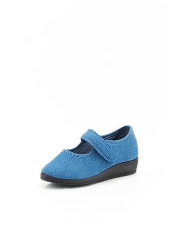 Damart Calzature Babies Effetto Jeans donna blu denim taglia 37