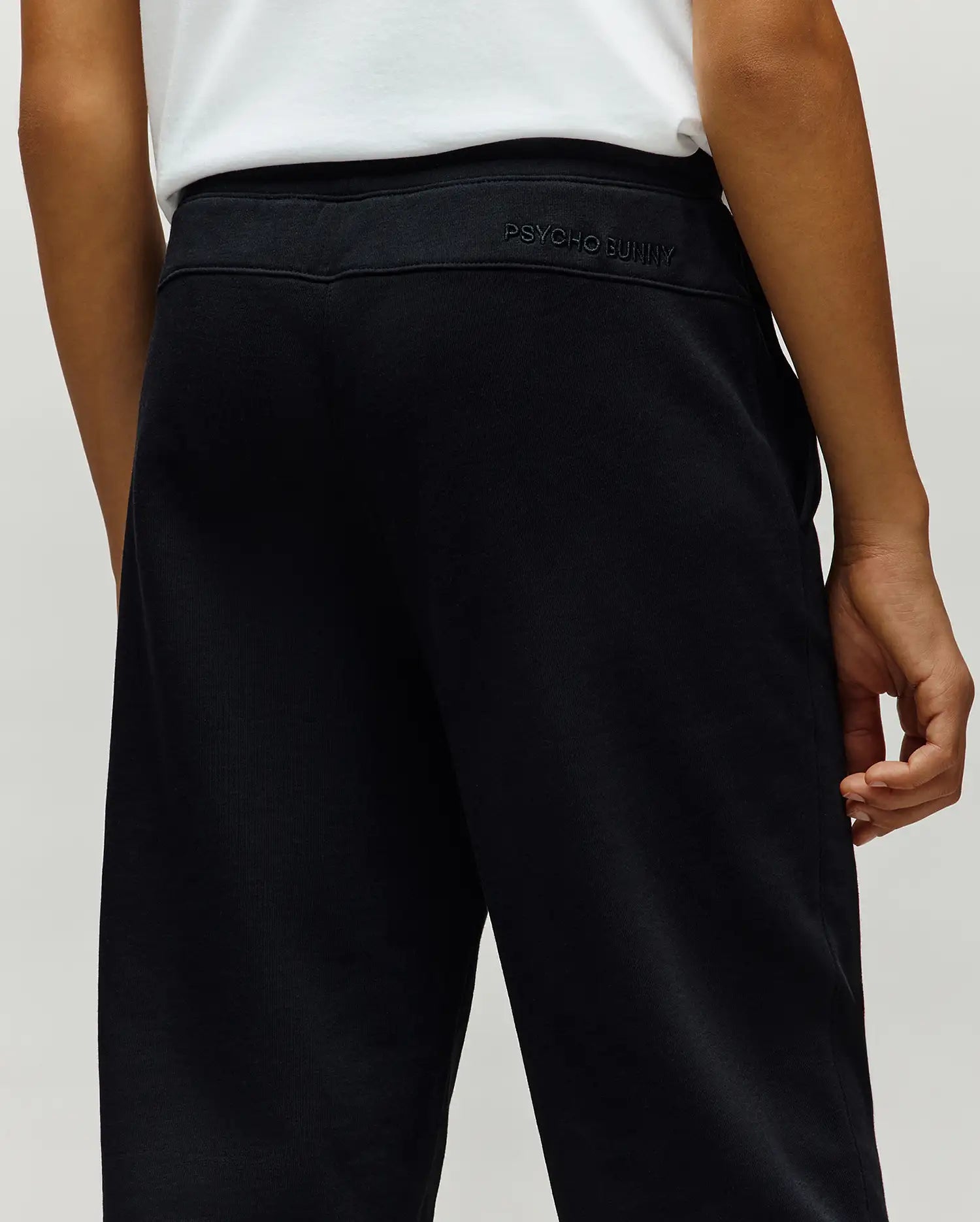 Psycho Bunny Kids Bottoms KIDS TIMOTHY 4K BUNNY JOGGER KB0800014 jogger nero elasticizzato