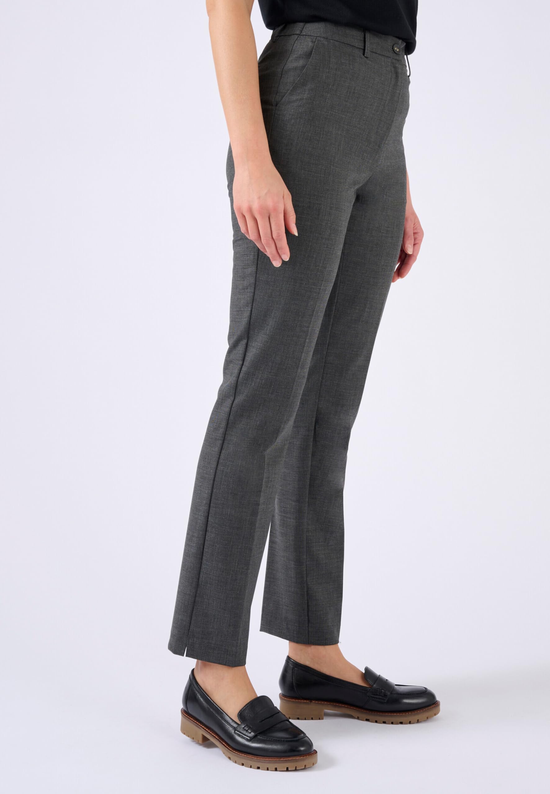 Damart Prêt-à-porter Pantaloni Sigaretta misto lana donna grigi
