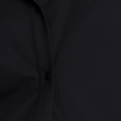 Kenneth Cole Reaction Clothing Knit Button Front Long Sleeve Shirt camicia nera XS in maglia elasticizzata