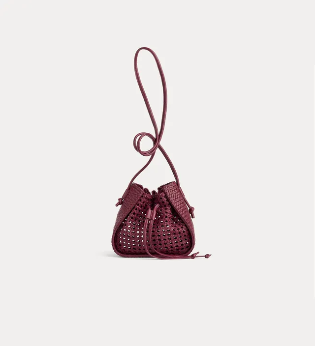 Forte borse e cinture My Pepita borsa secchiello ruby