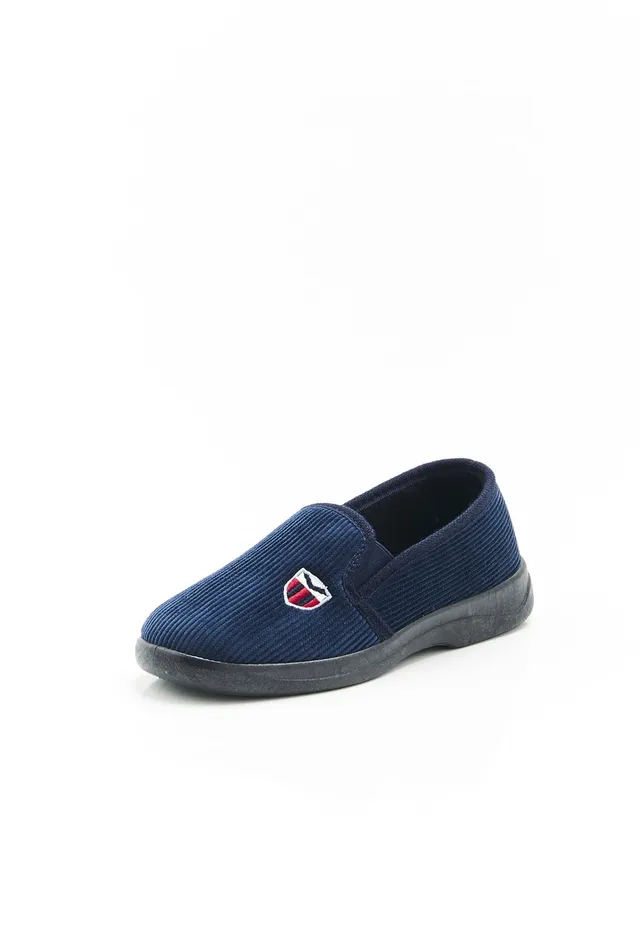 Damart Calzature Pantofole in velluto a coste uomo blu marino 44 EU