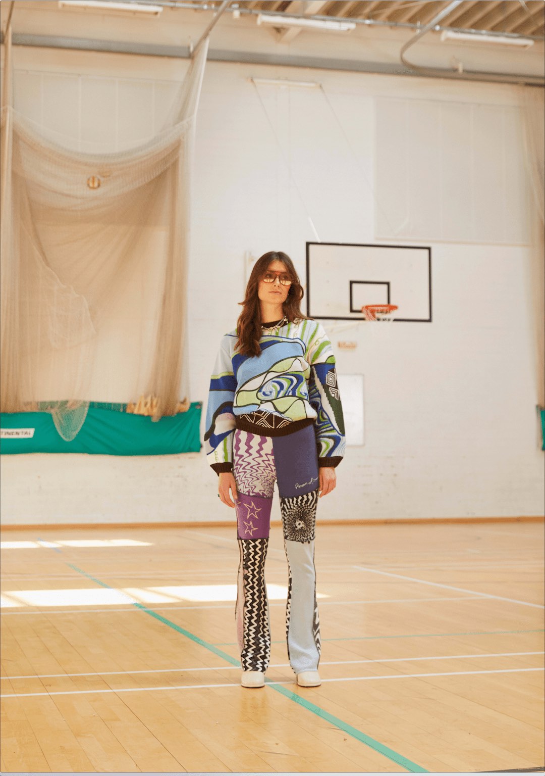 House Of Sunny Women's Shorts & Trousers All The Small Things Pants pantaloni patchwork
