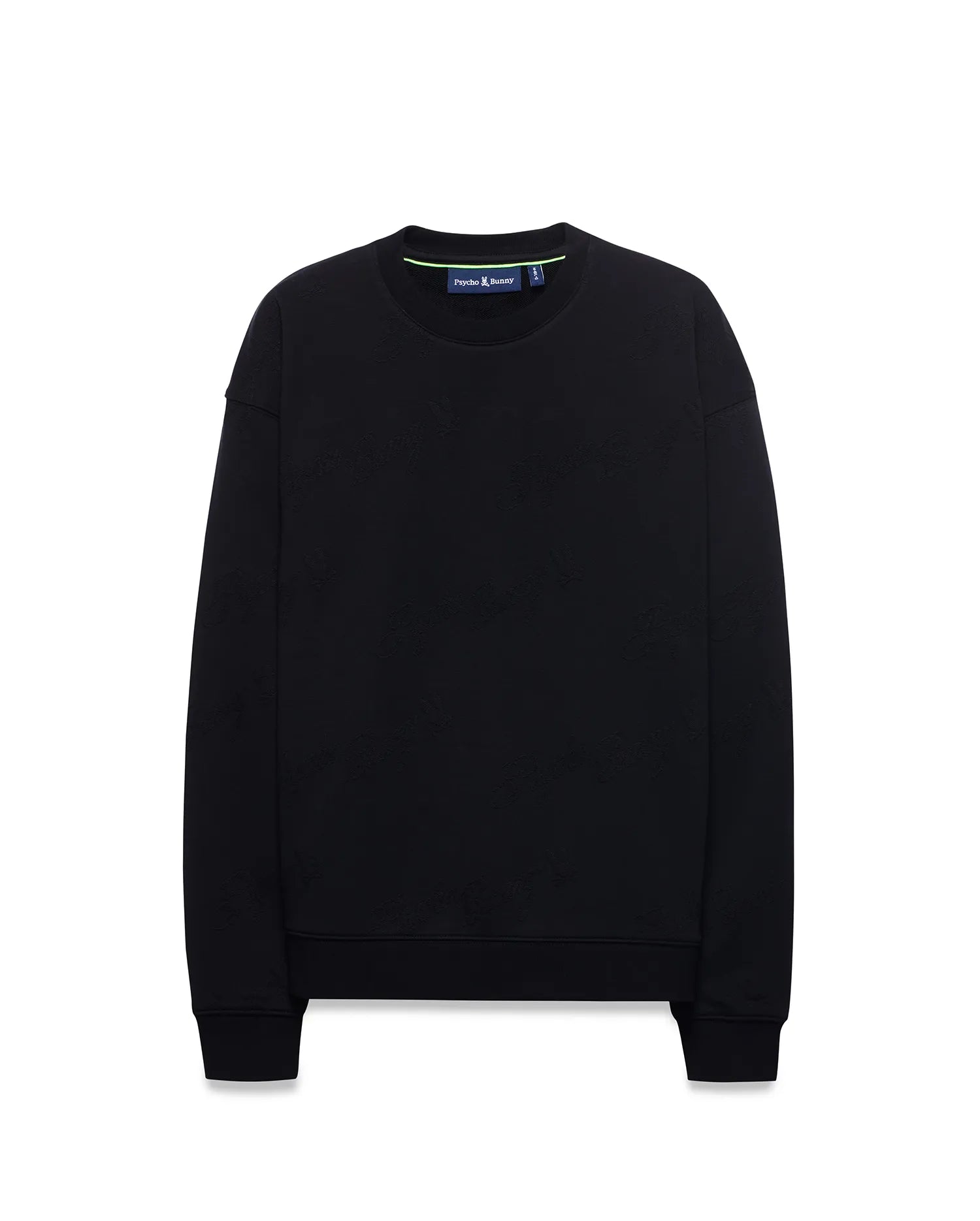 Psycho Bunny Kids Sweatshirts & Hoodies Cedrick felpa nera oversize