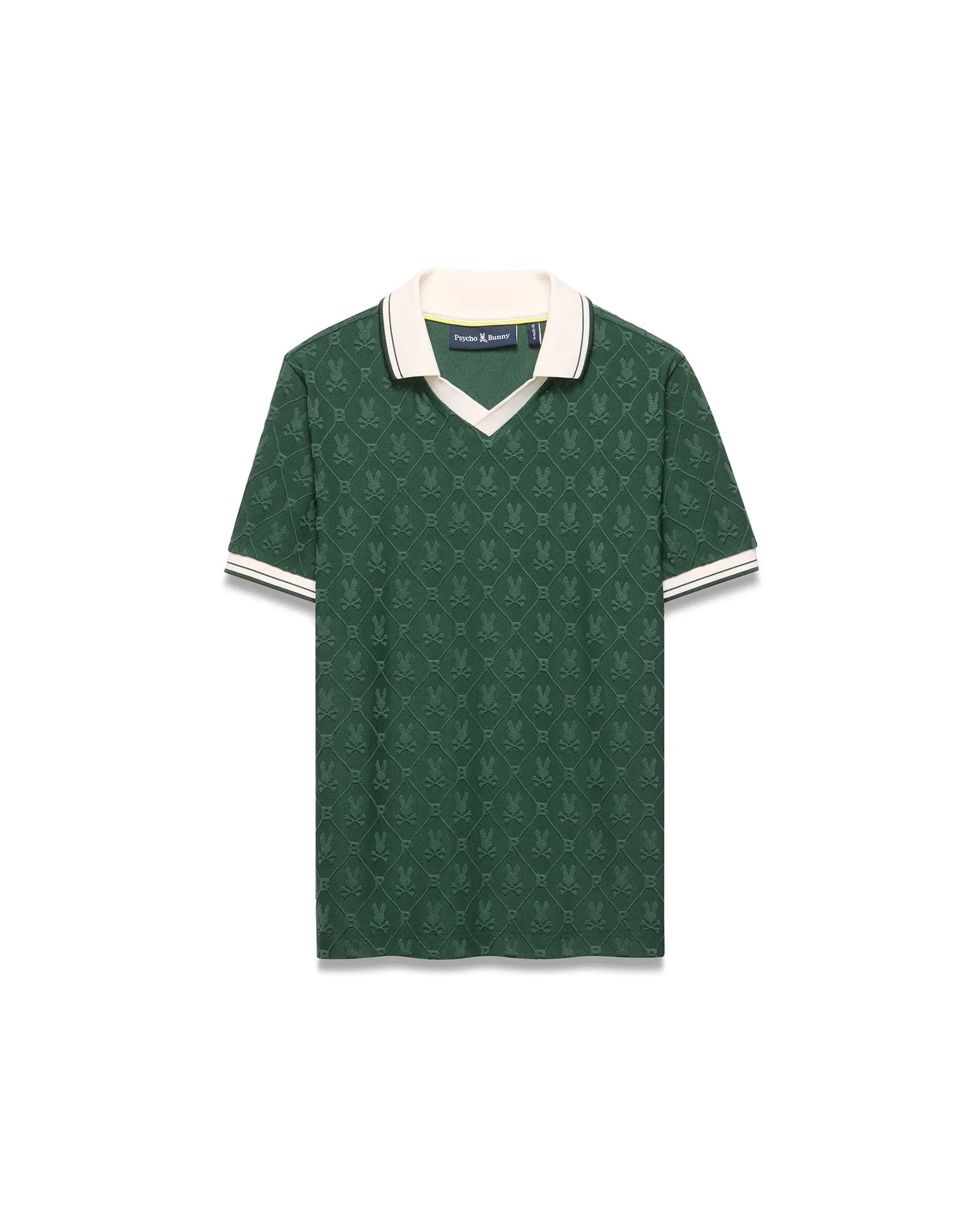 Psycho Bunny Kids Polo Shirts Kids Garry Johnny Collar polo verde