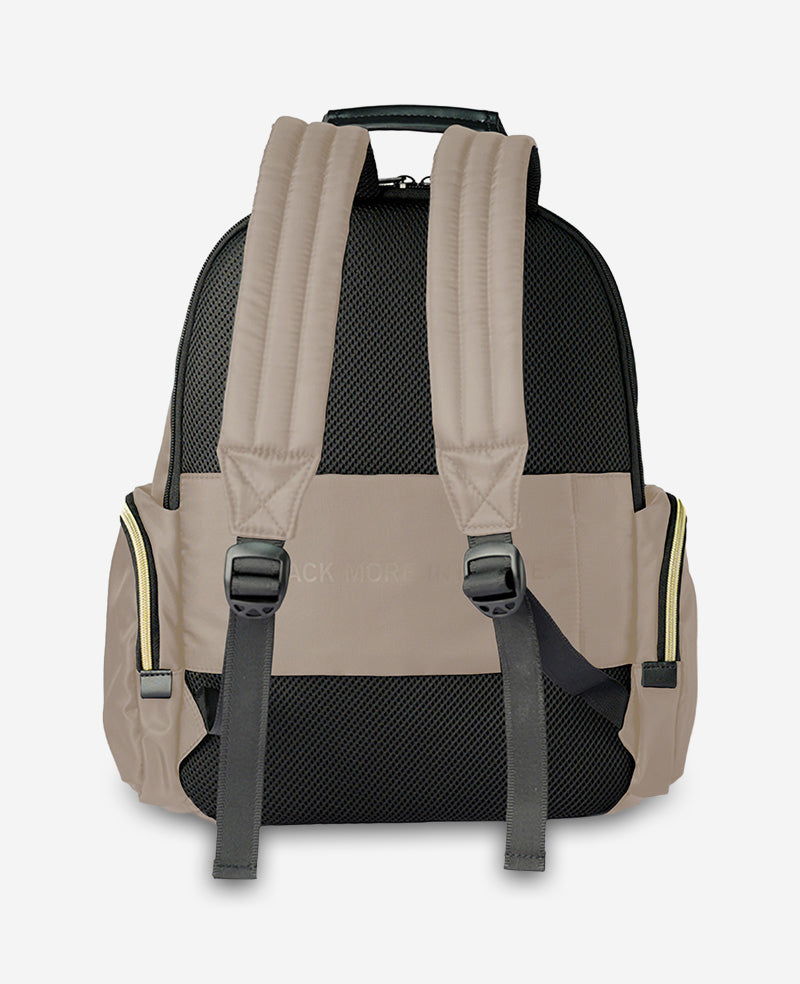 Kenneth Cole Reaction Luggage Sophie 15.6-Inch Nylon Computer Backpack zaino taupe impermeabile