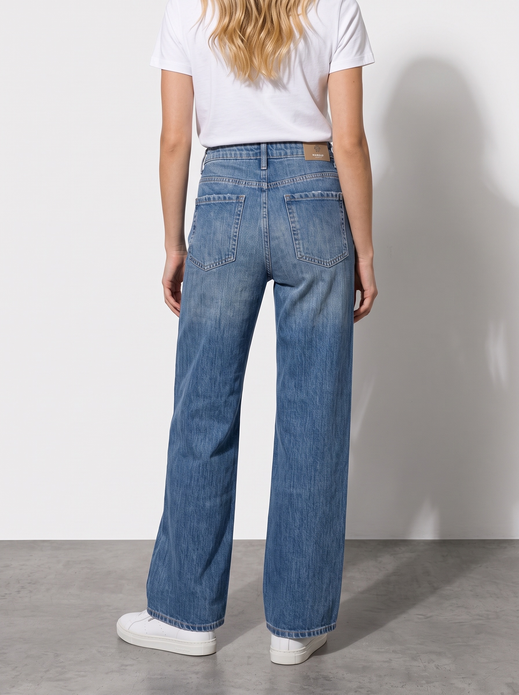 Markup Donna Jeans & Pantaloni Jeans wide leg lavaggio al thè