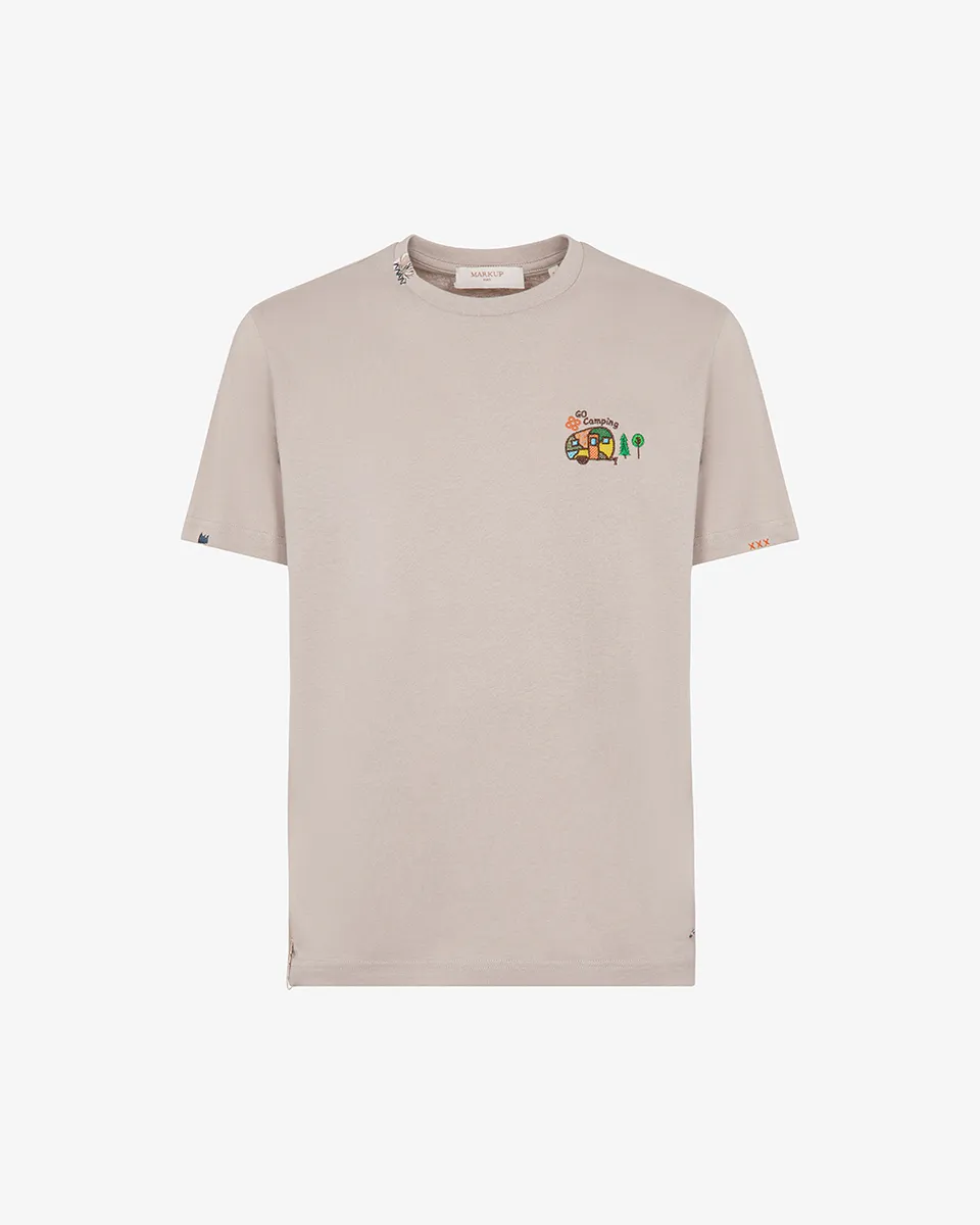 Markup Uomo Felpe & T-shirt T-shirt jersey patchwork