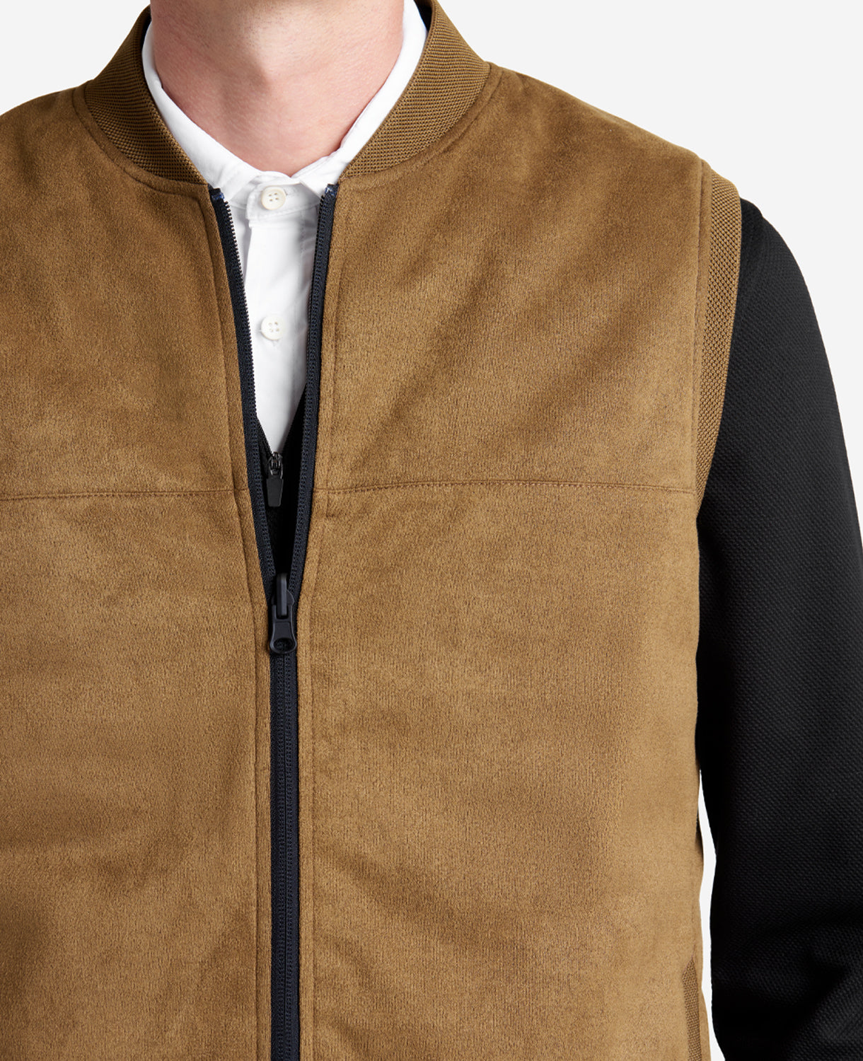 Kenneth Cole Reaction Reversible Vest gilet reversibile beige nero leggero