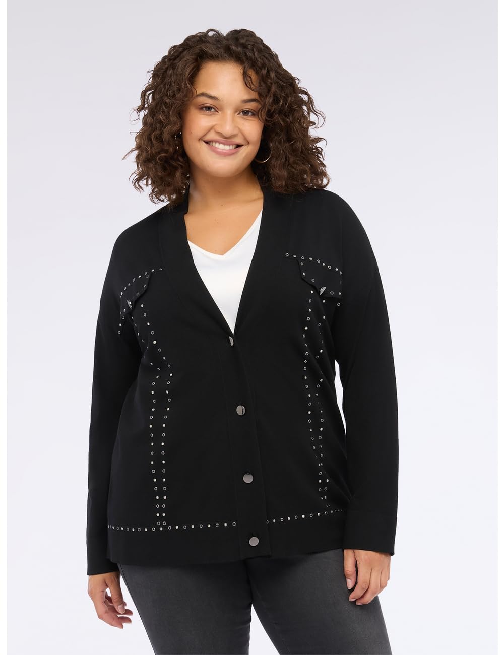 Fiorella Rubino Maglie e felpe Cardigan con Borchie M Plus