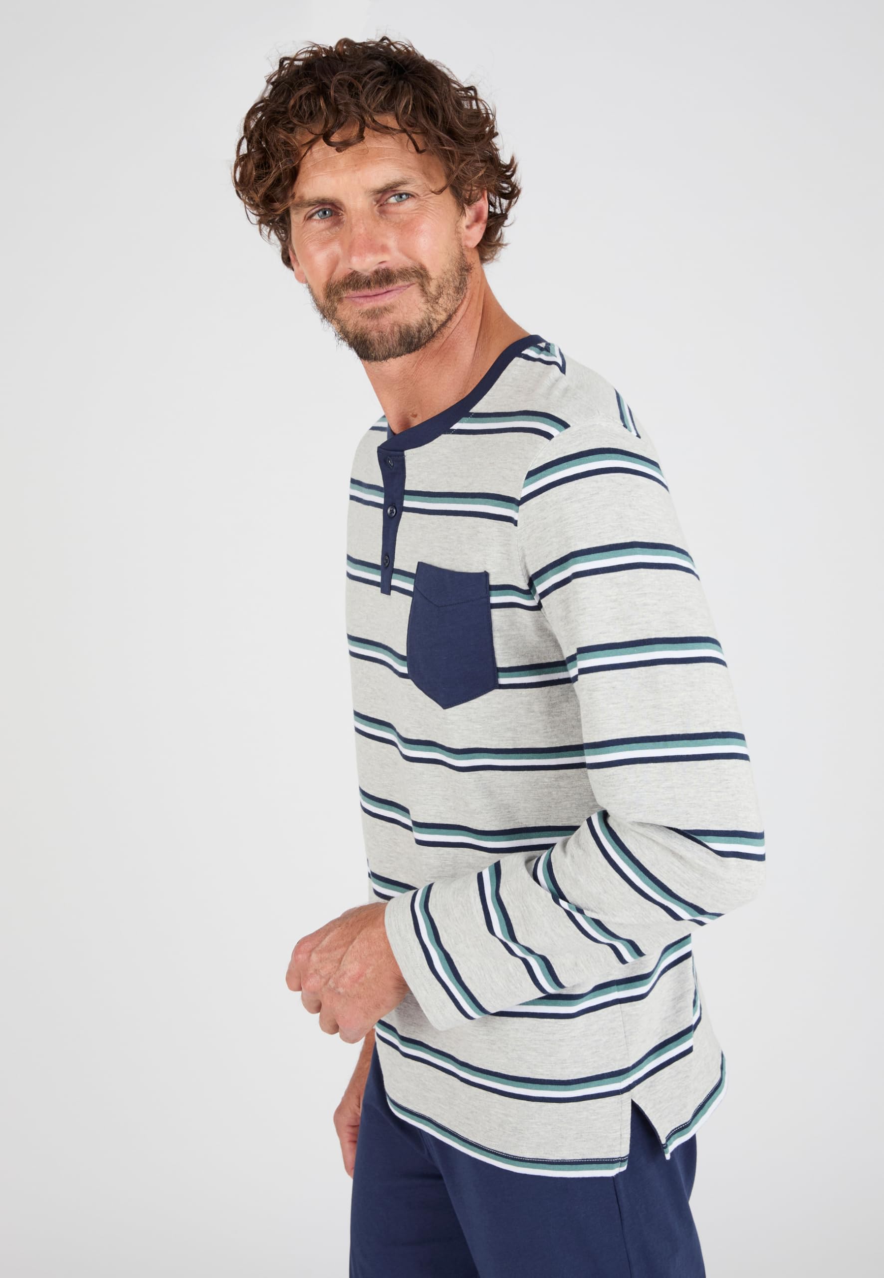 Damart Homewear Pigiama in Maglia Jersey Uomo pigiama taglia S cotone