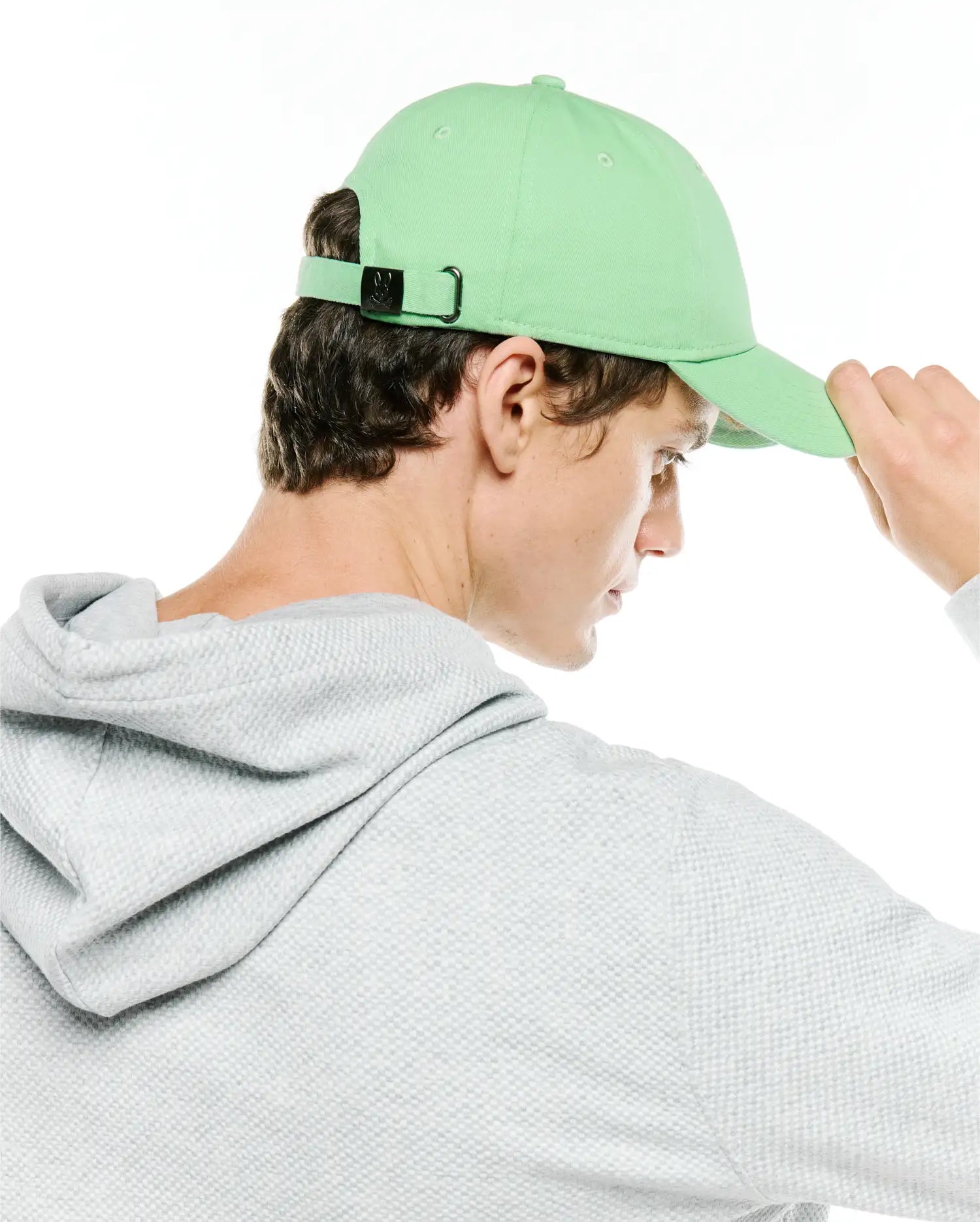 Psycho Bunny Accessories B6A816A1HT cappellino baseball verde cotone
