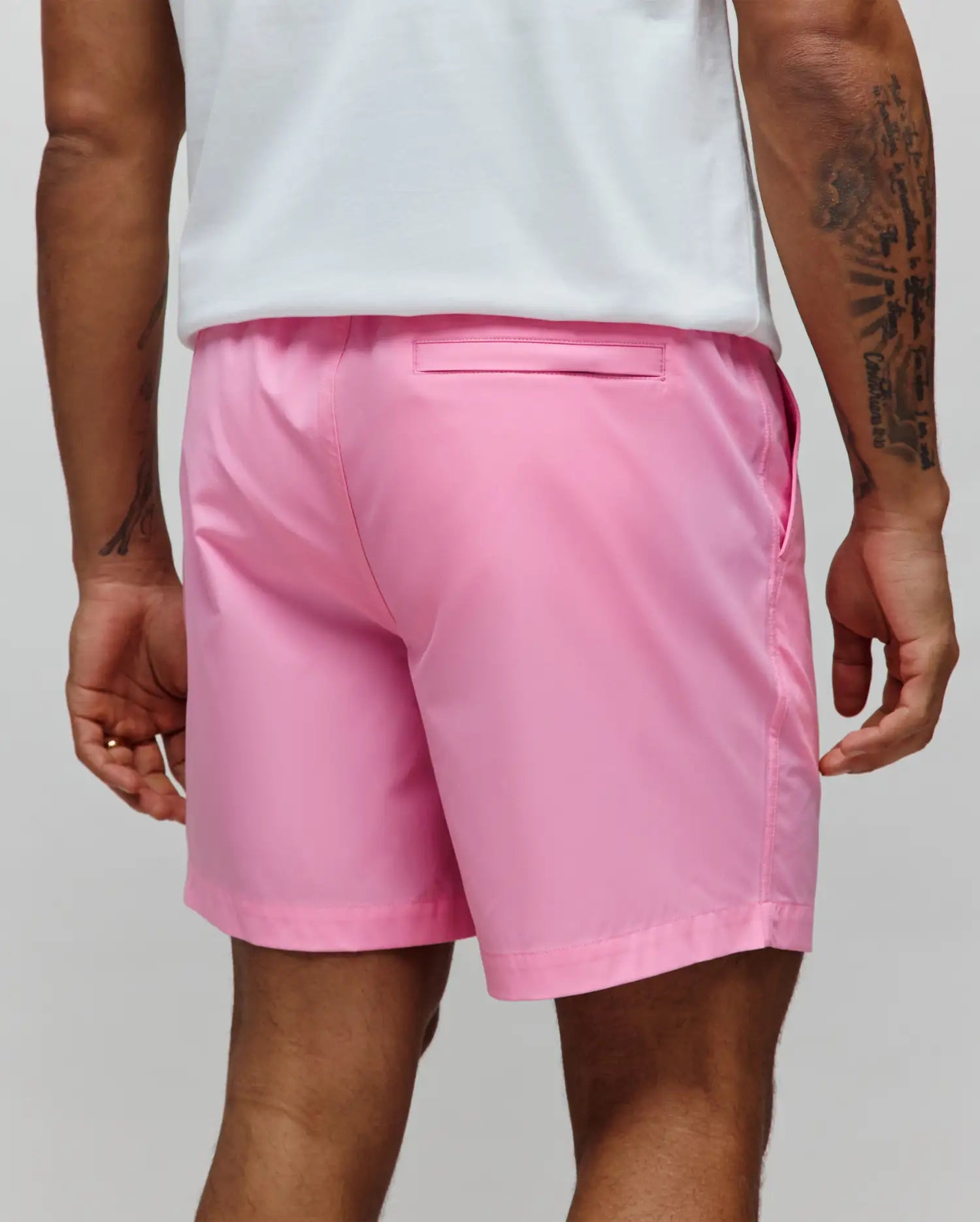Psycho Bunny Men's Swimwear Samos costume da bagno rosa 6" idroreattivo
