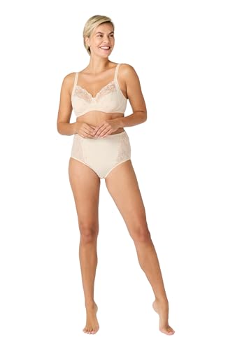 Damart Biancheria intima Reggiseno con ferretto Ricamato Bella Donna 3B marrone avorio