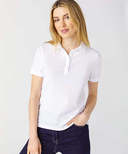 Damart Prêt-à-porter polo a maglia piqué bianca 38