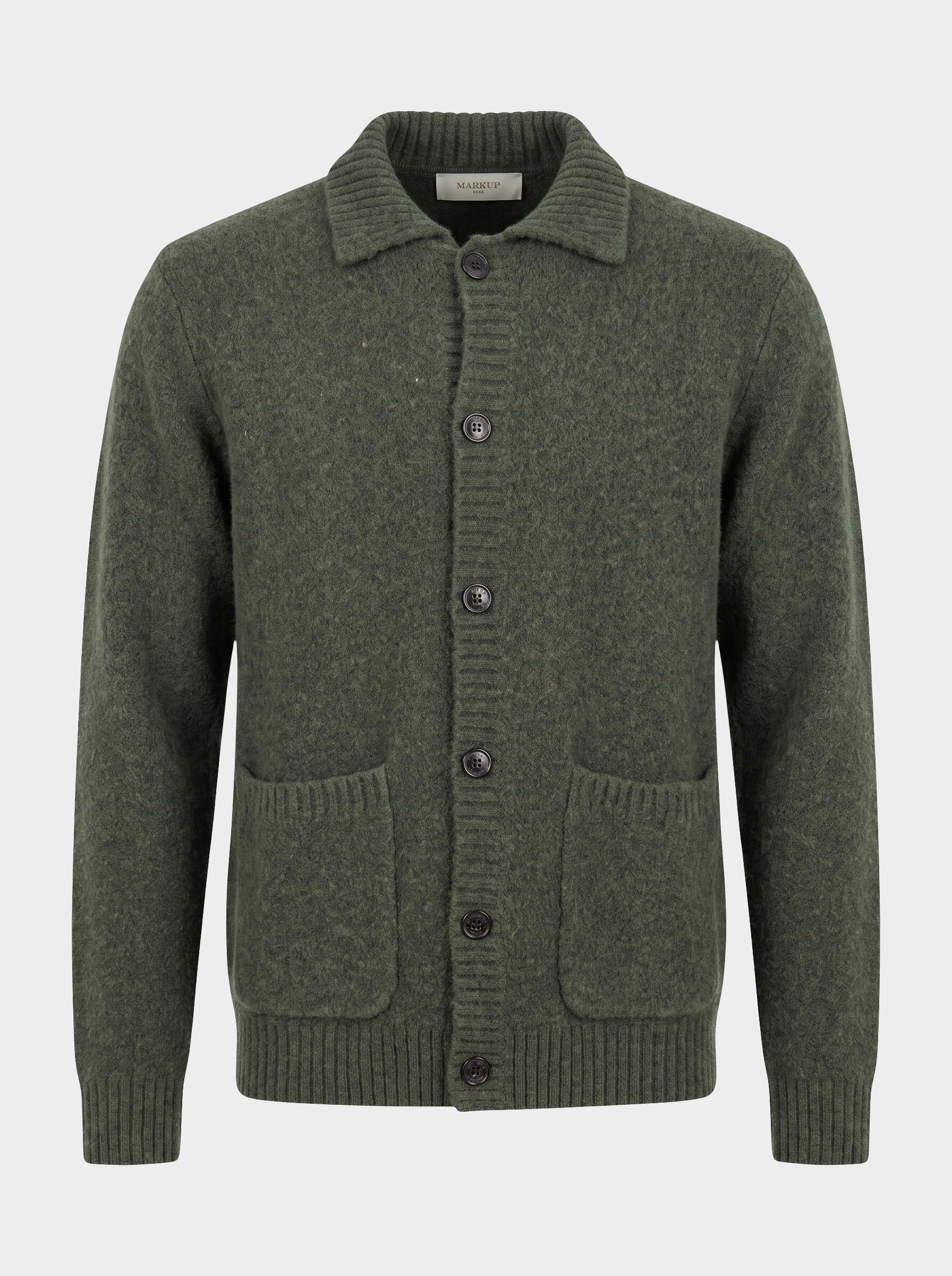 Markup Uomo Giacche & Giubbotti Overshirt Cardato con Bottoni
