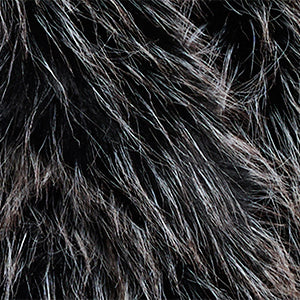 Kenneth Cole Reaction Clothing Midi Fur Jacket with Contrast Belt giacca nera ecopelliccia