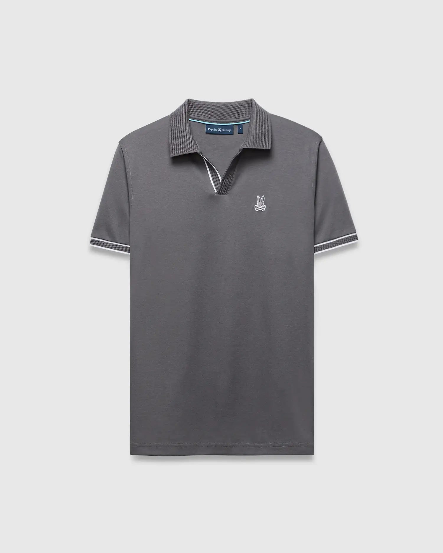 Psycho Bunny Men's Polos MENS NASSER POLO MT0100301 polo nero cotone Pima