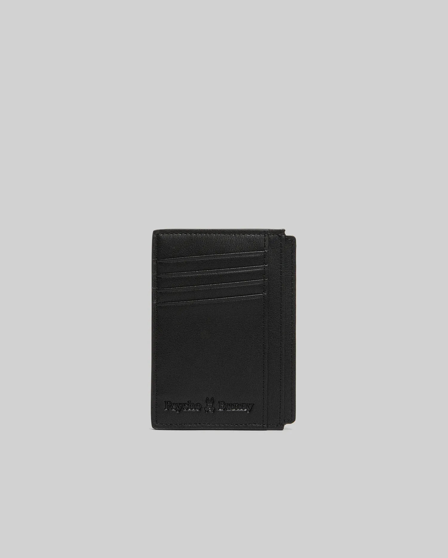 Psycho Bunny Accessories Bunny Card Case portacarte nero slim