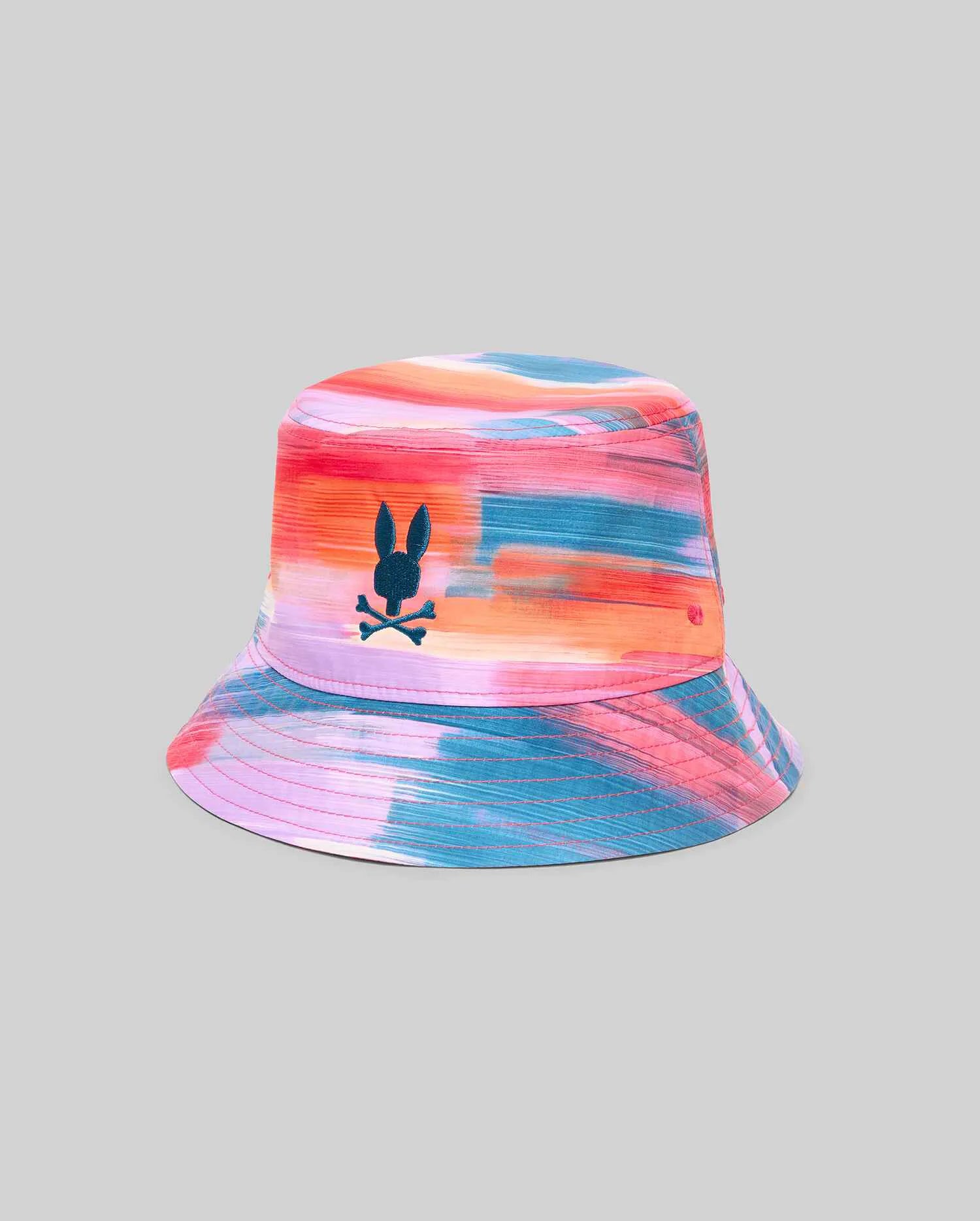 Psycho Bunny Kids Accessories Raphael Bucket Hat cappello 656 Sunkissed Coral
