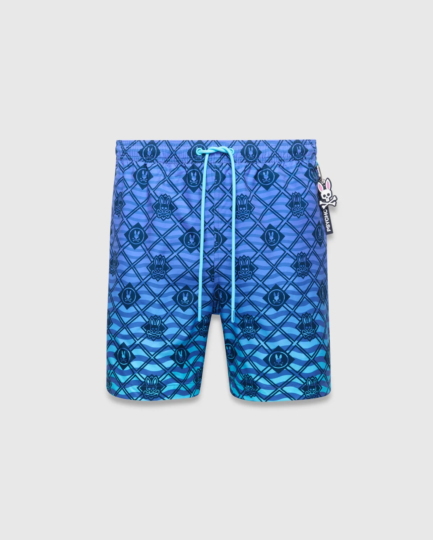 Psycho Bunny Men's Swimwear Tobias Gradient Swim Trunk 6" costume blu XS