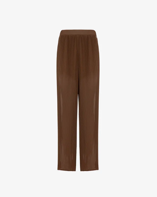 Markup Donna Jeans & Pantaloni Pantalone lungo plissé in georgette pantalone