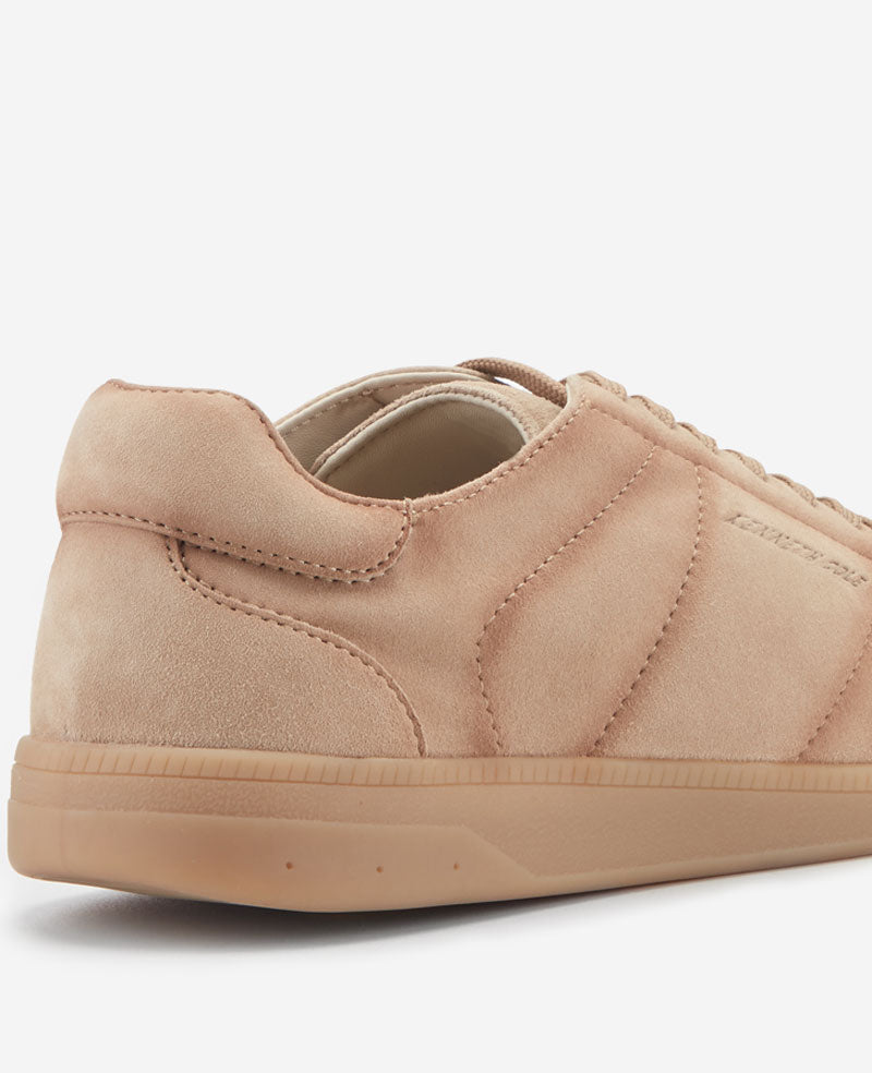 Kenneth Cole Reaction Mercer Lace-up Sneaker sneaker cammello in camoscio