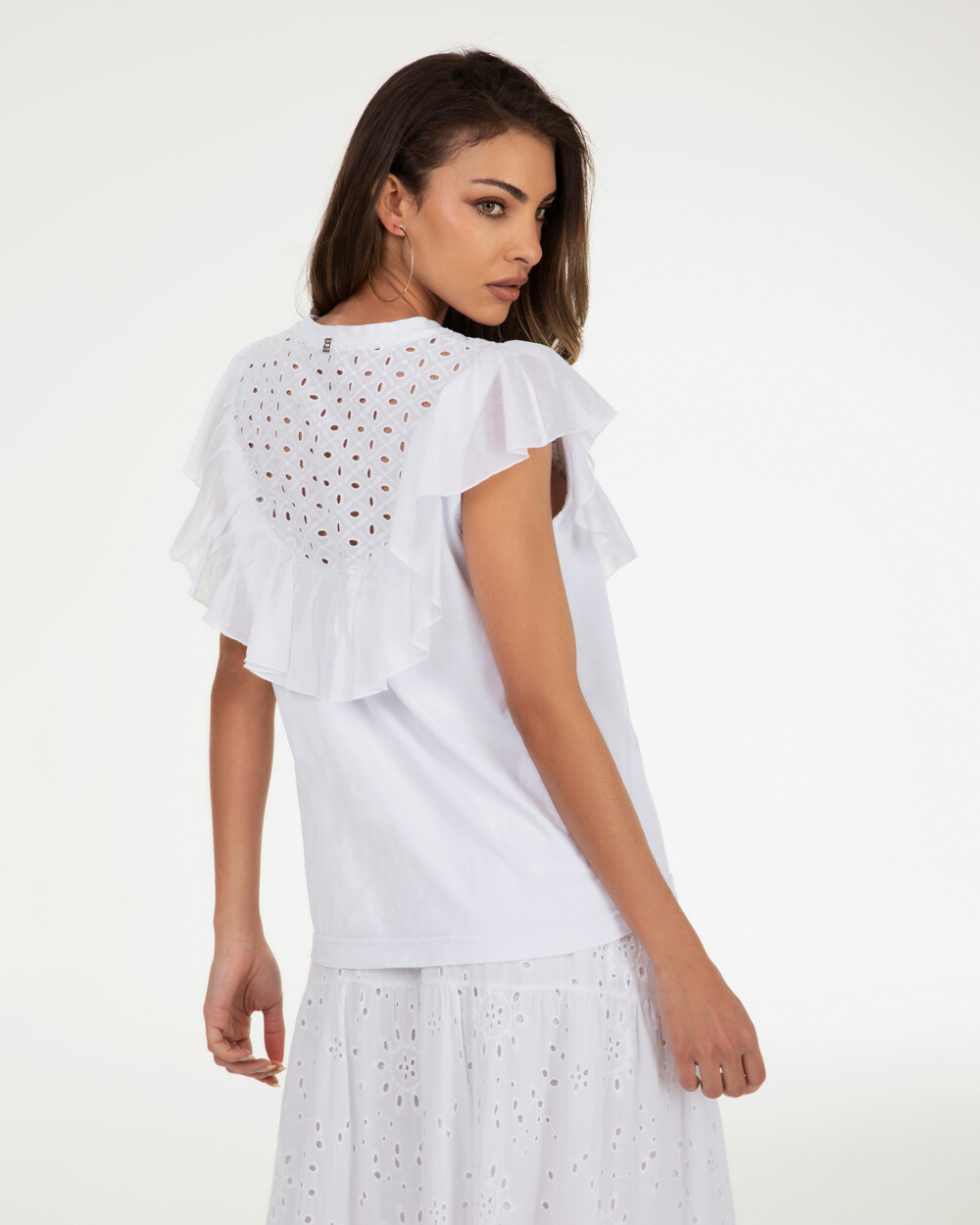 Markup Donna T-shirt con rouches
