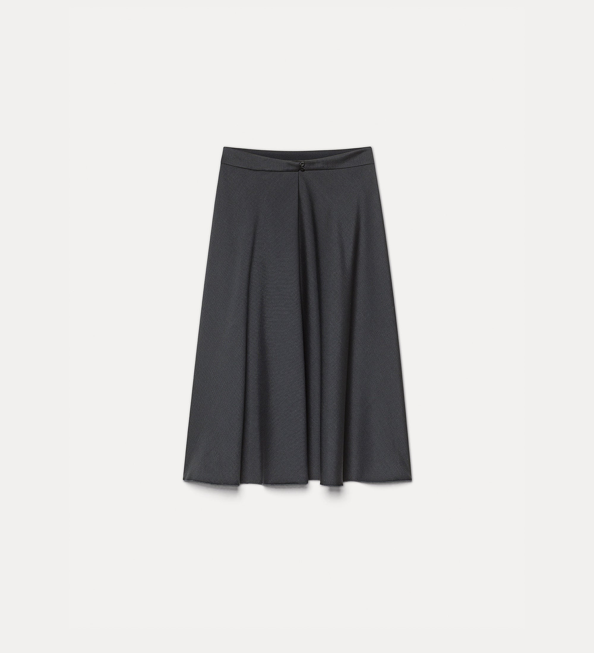 Forte gonne grain de poudre gonna svasata nera