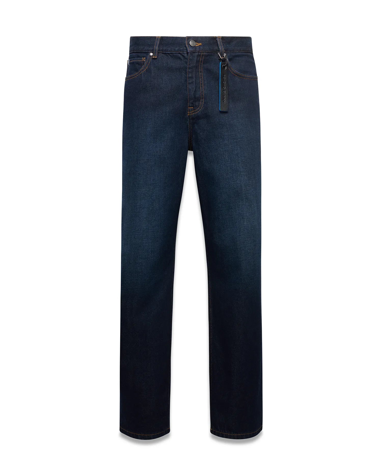 Psycho Bunny Men's Pants Beck Oversized jeans blu/nero in cotone