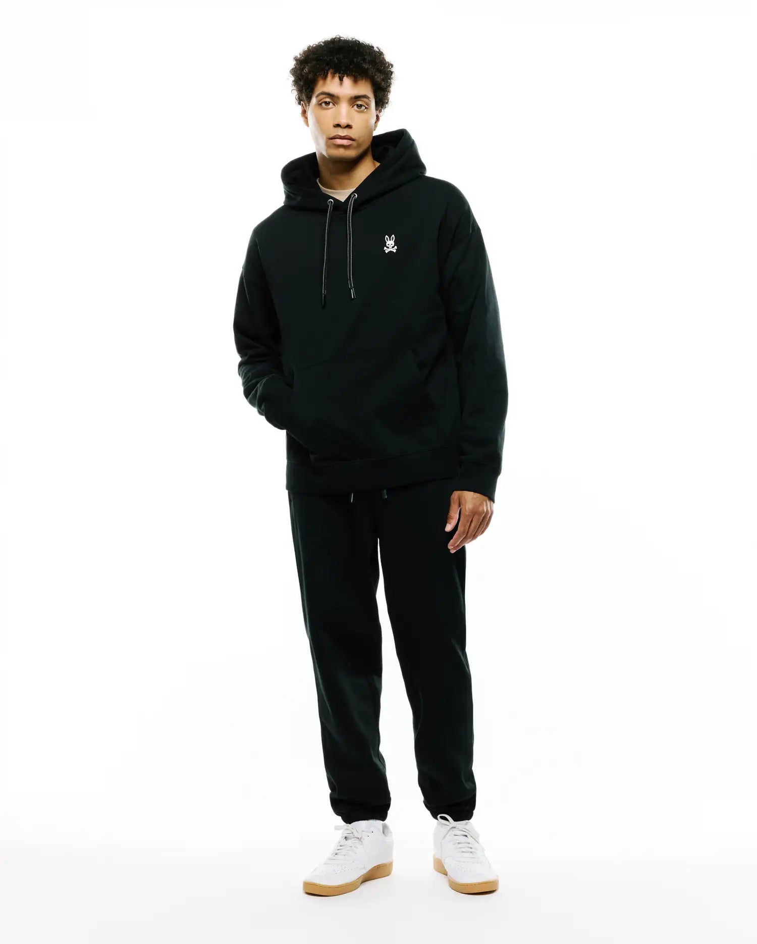 Psycho Bunny Men's Pants MEN'S TERRENCE FLEECE JOGGERS MB0800092 jogger neri