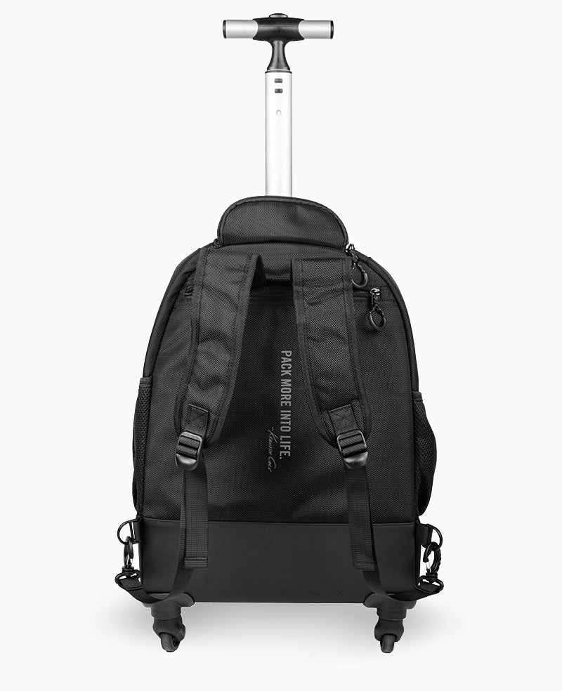 Kenneth Cole Reaction Luggage R-Tech Wheeled Backpack zaino trolley nero 22 pollici impermeabile