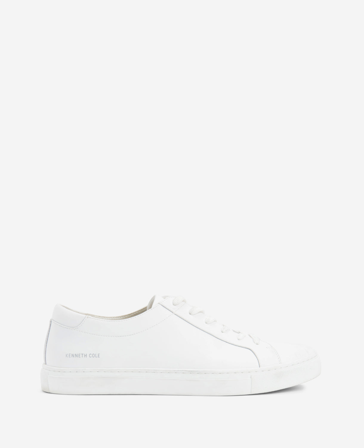 Kenneth Cole Reaction Shoes Kam Leather Lace-Up Sneaker scarpe bianche