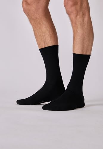 Damart Biancheria intima calzini donna 3 paia neri 39 cotone biologico