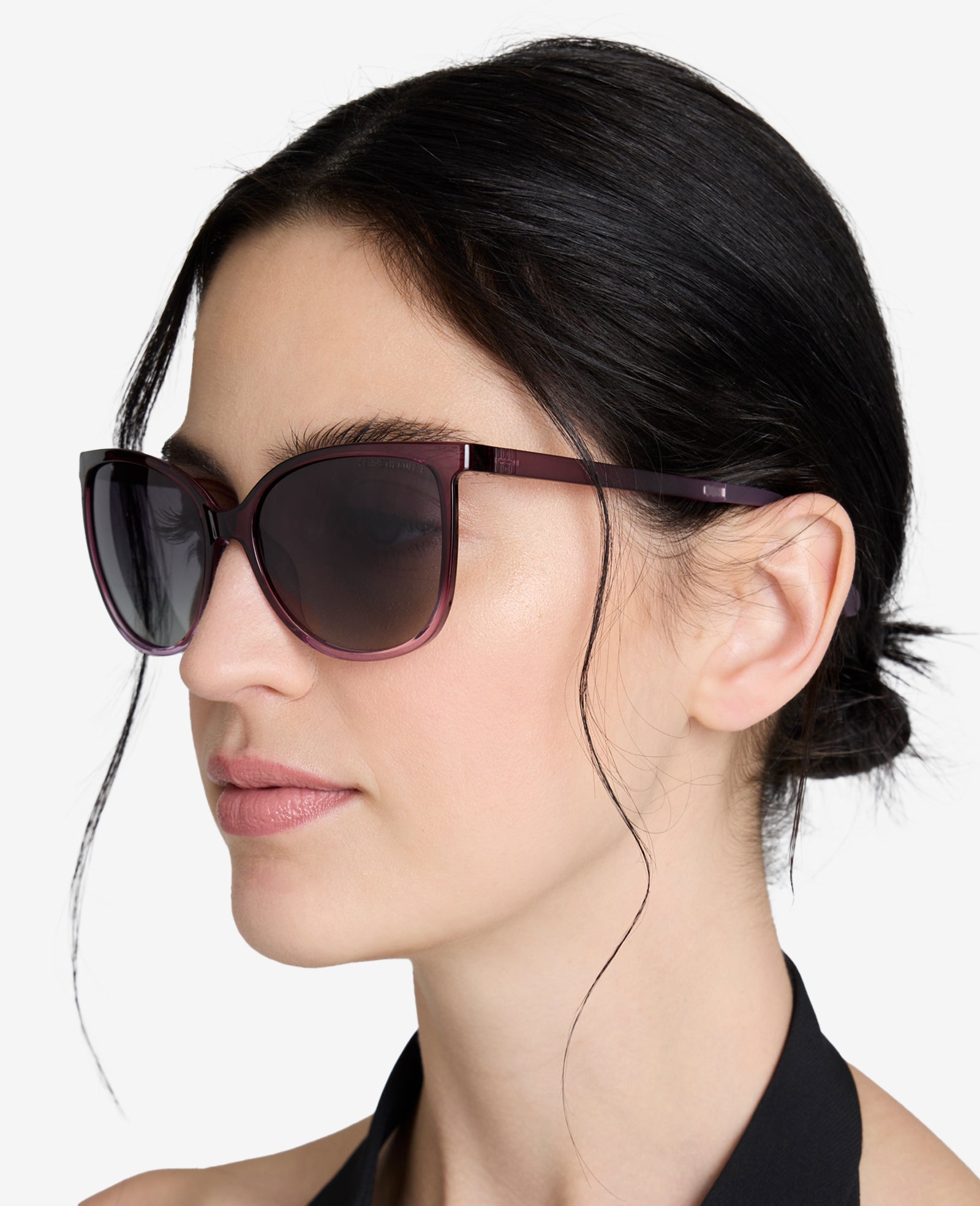 Kenneth Cole Reaction Sunglasses & Eyewear Square Ultem Sunglasses occhiali da sole viola