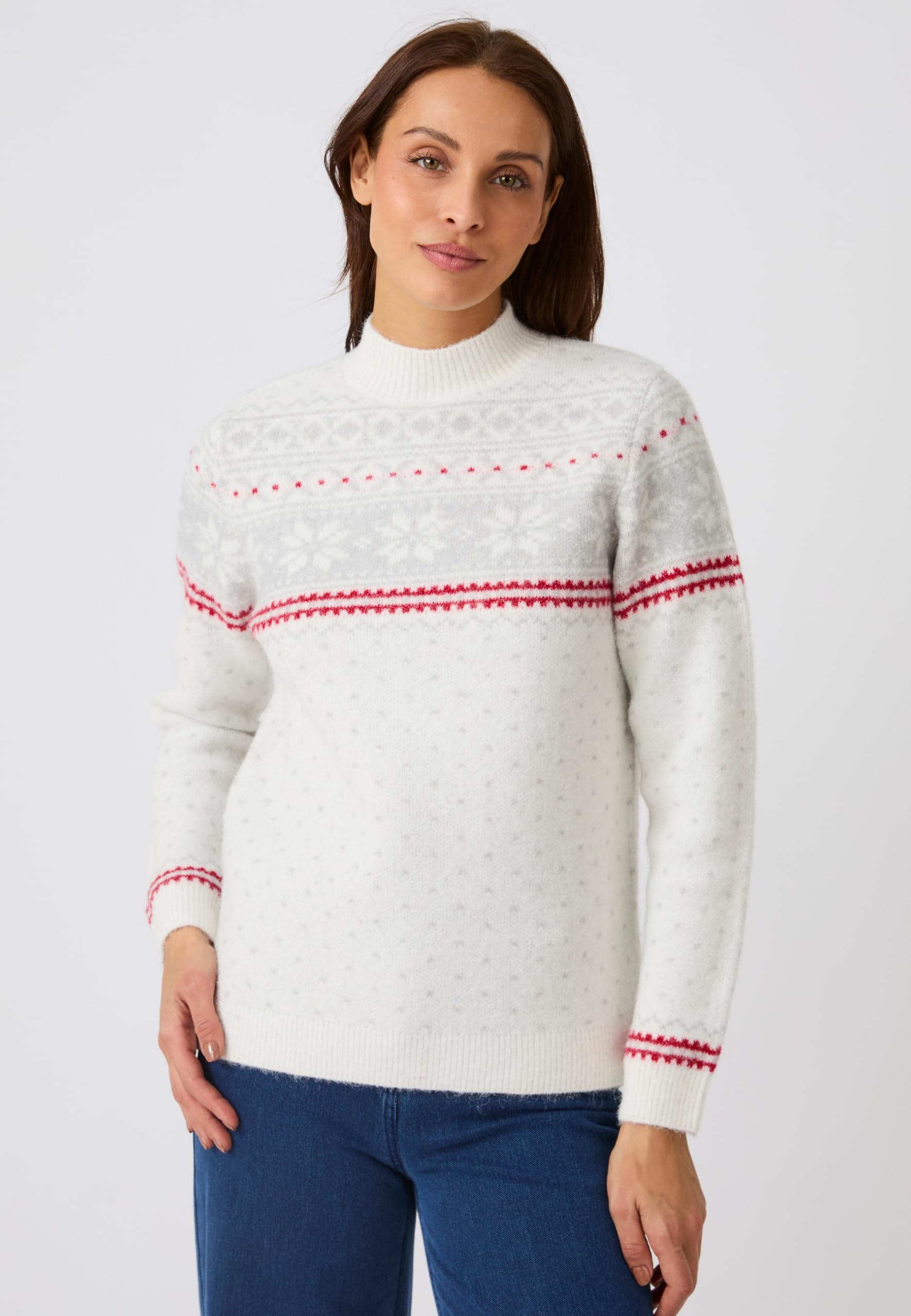 Damart Thermolactyl maglione donna natalizio jacquard
