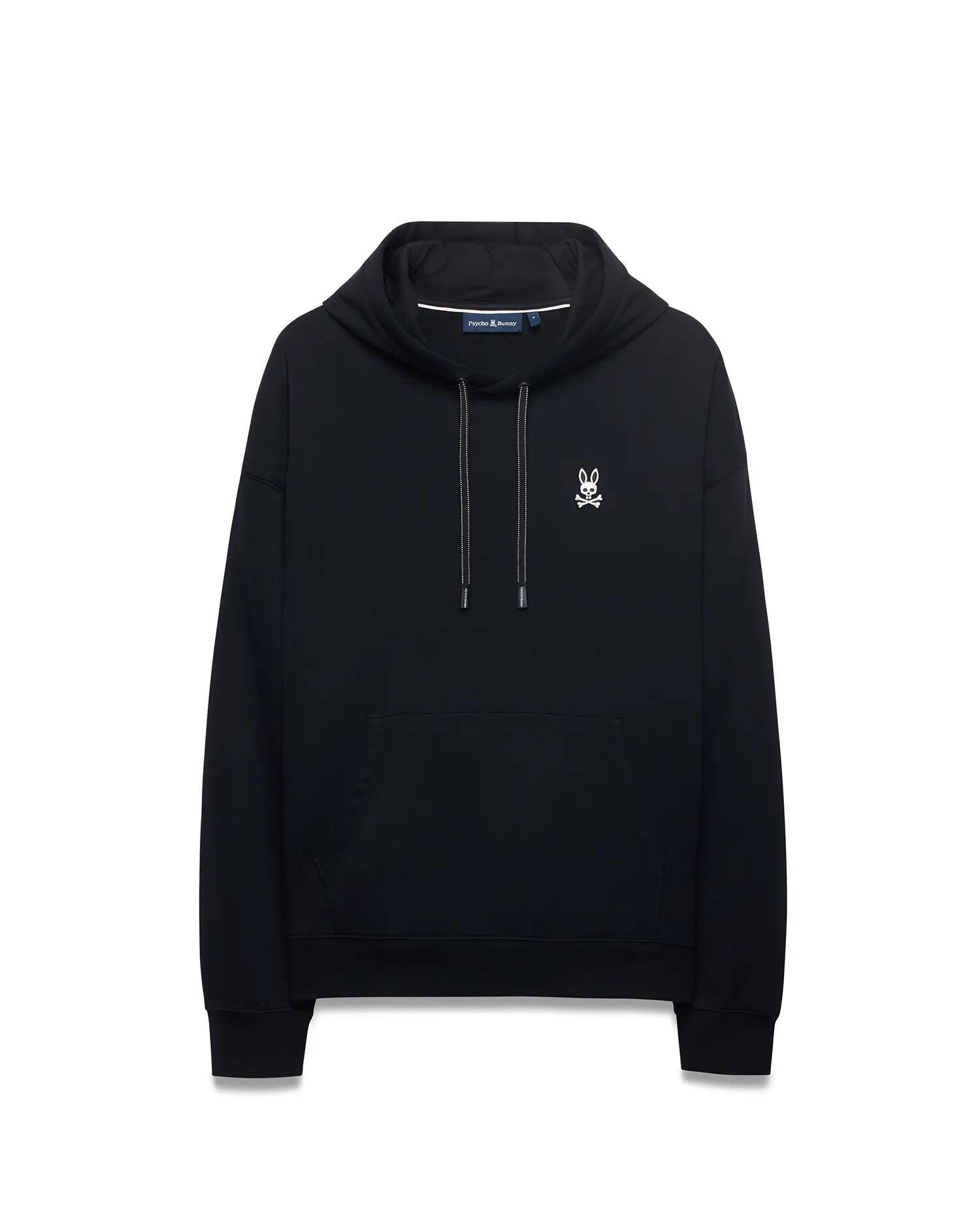 Psycho Bunny Men's Sweatshirts & Hoodies Terrence Fleece Hoodie MT0500254 felpa nera oversize