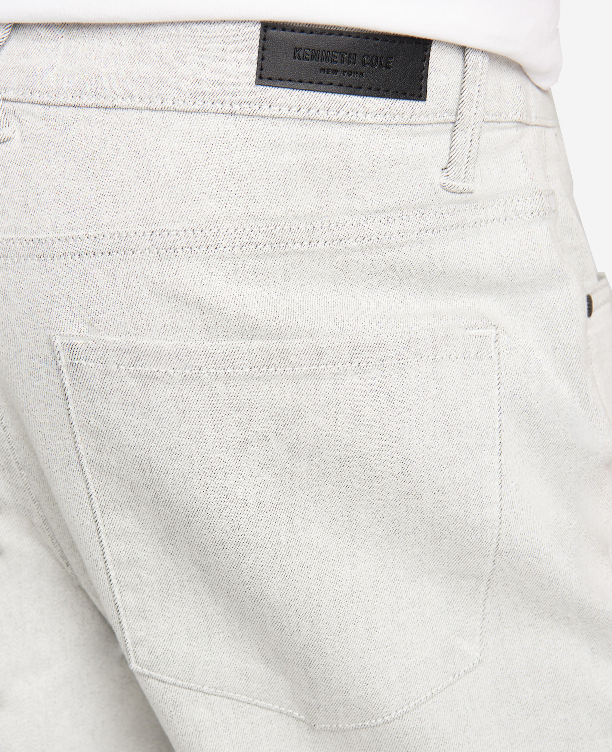 Kenneth Cole Reaction Clothing Slim-Fit Stretch Denim Jean jeans crema stretch