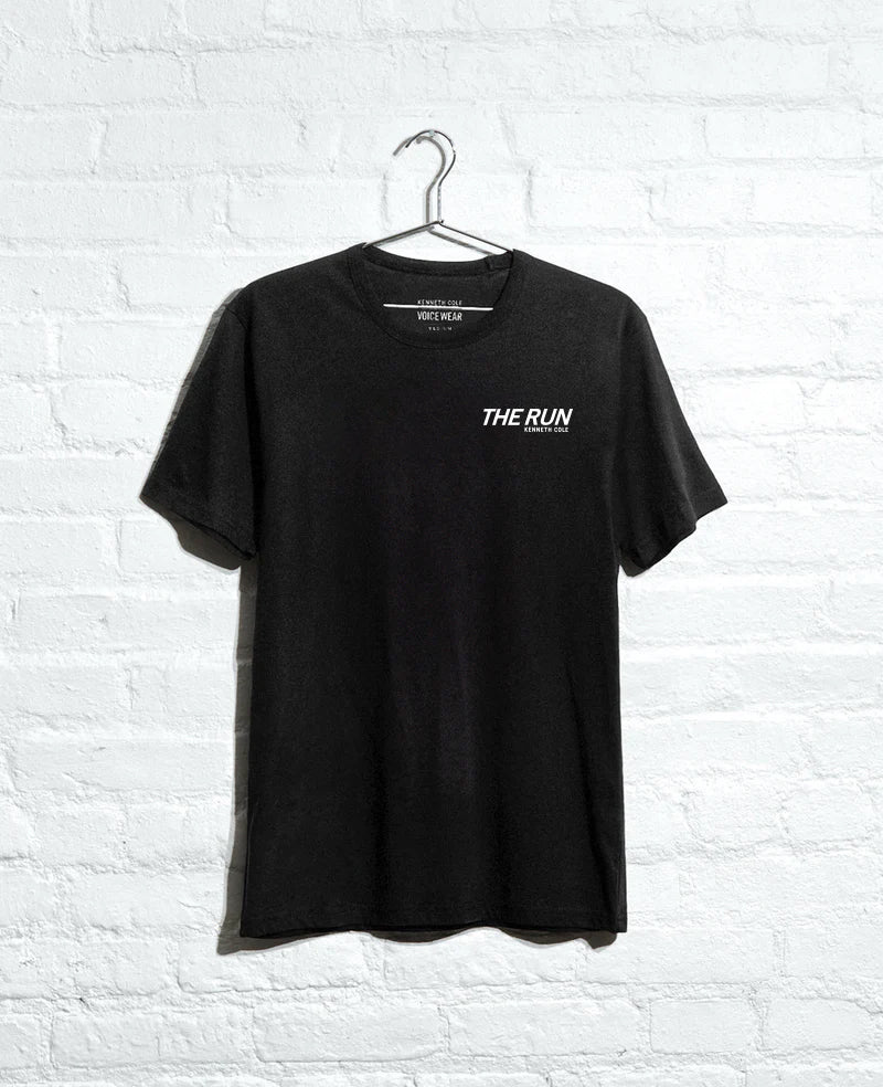 Kenneth Cole Reaction Clothing Site Exclusive The Run T-Shirt maglietta nera unisex