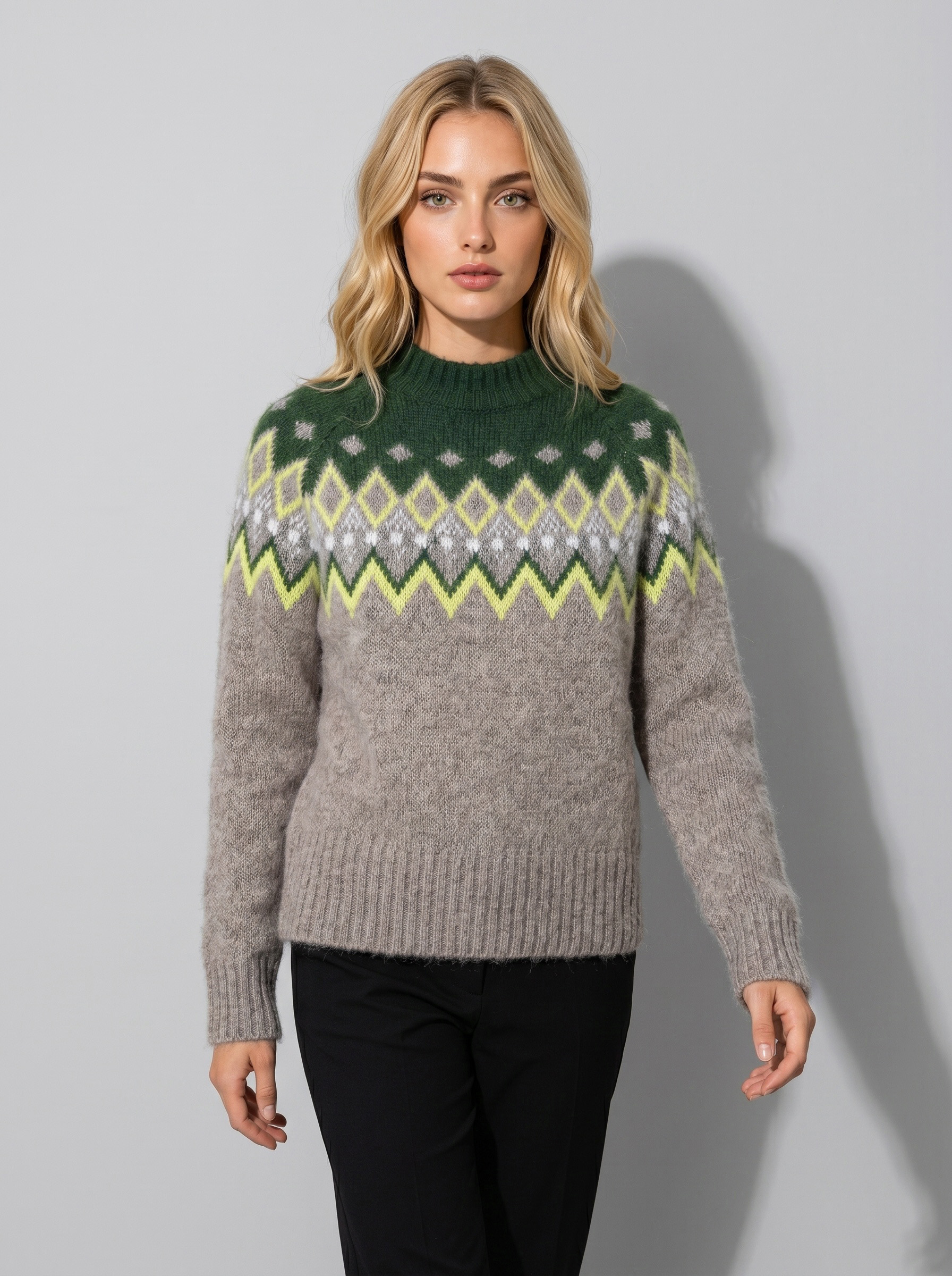 Markup Donna Maglieria Girocollo jacquard donna