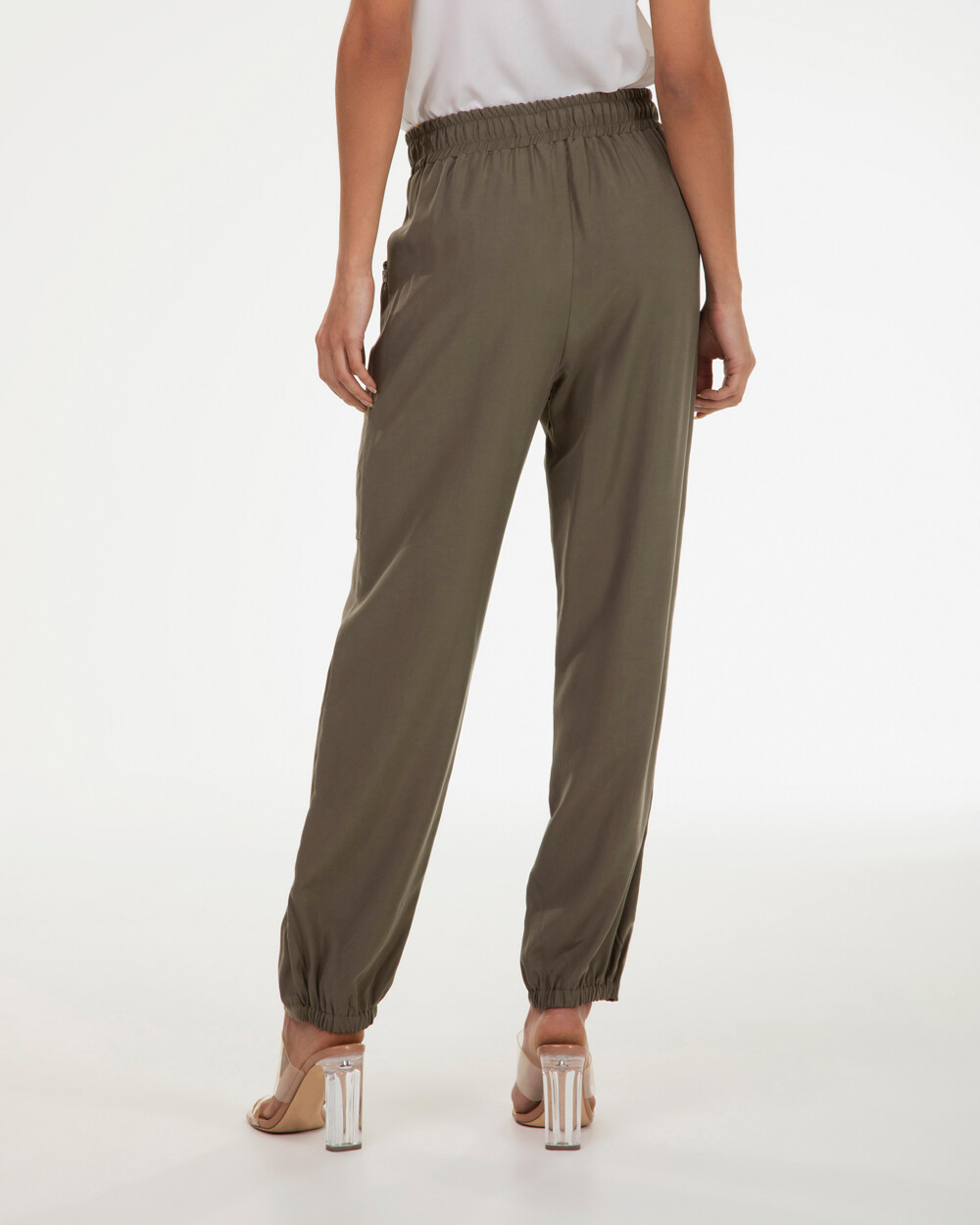 Markup Donna Jeans & Pantaloni Pantalone tasconato in tencel