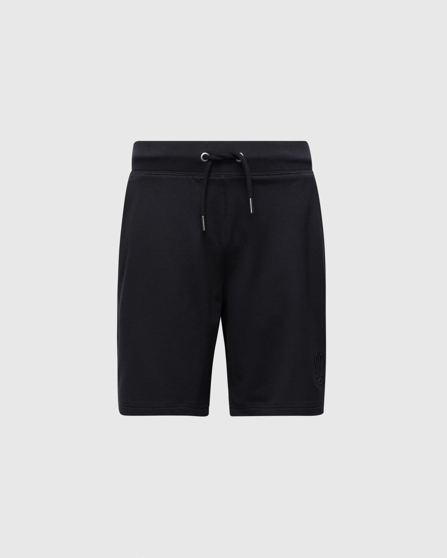 Psycho Bunny Kids Bottoms Levanzo pantaloncini neri in French Terry