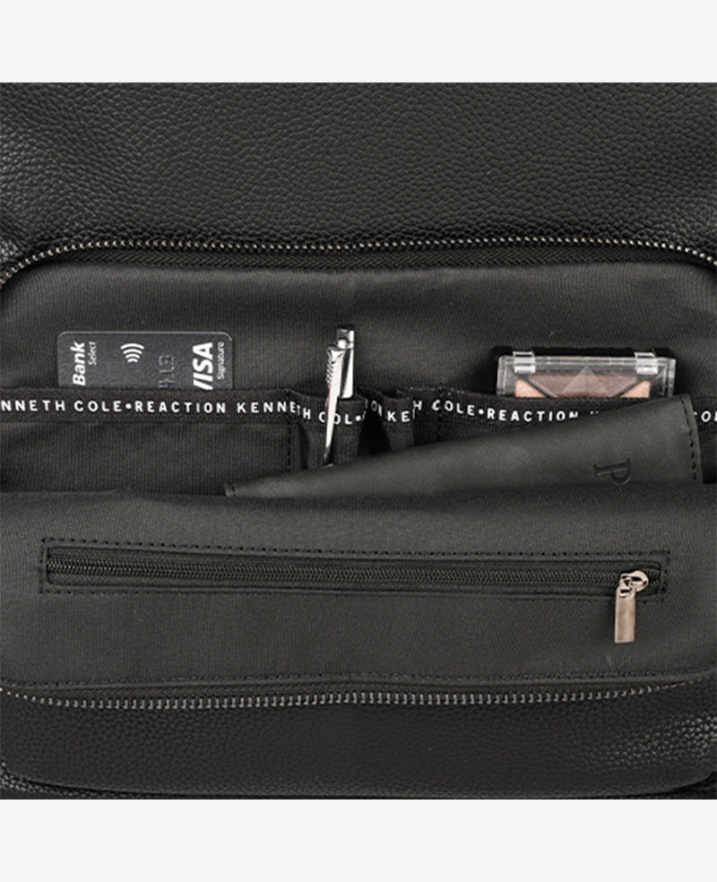 Kenneth Cole Reaction Luggage Marley Laptop Backpack zaino nero porta PC