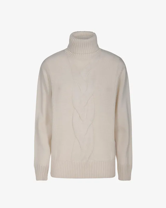 Markup Donna Maglieria Dolcevita treccia